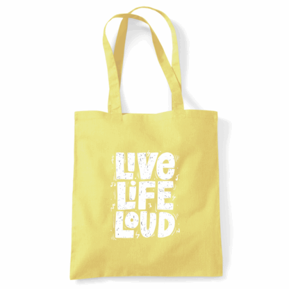 Live Life Loud Tote Bag - Image 37