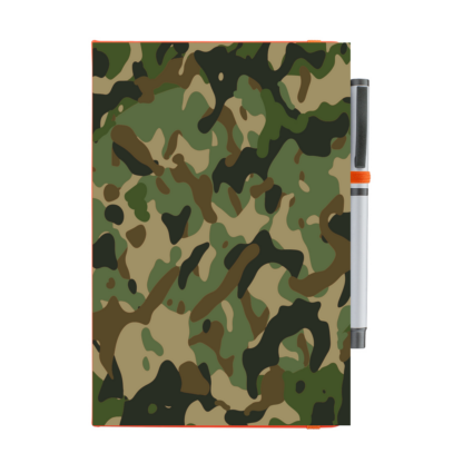 Camouflage Personalised Notebook with Pen - Image 12