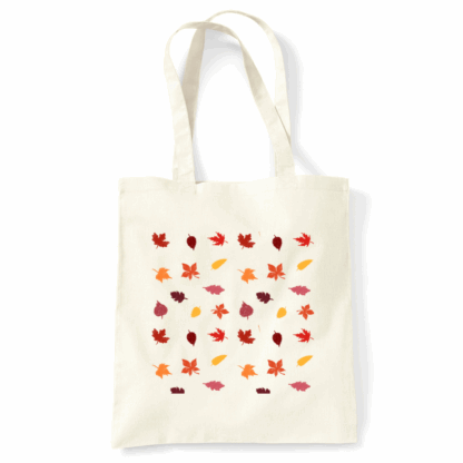 Autumn Leaves Cotton Tote Bag - Image 3