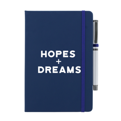Hopes + Dreams Personalised Notebook with Pen - Image 5