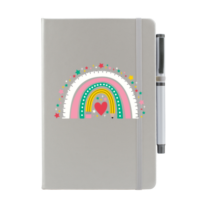 Stationery Rainbow Personalised Notebook with Pen - Image 10