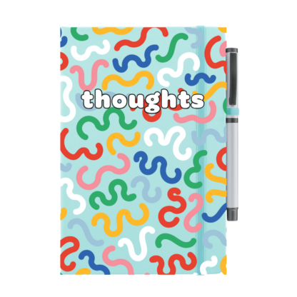 Thoughts Squiggles Notebook with Pen