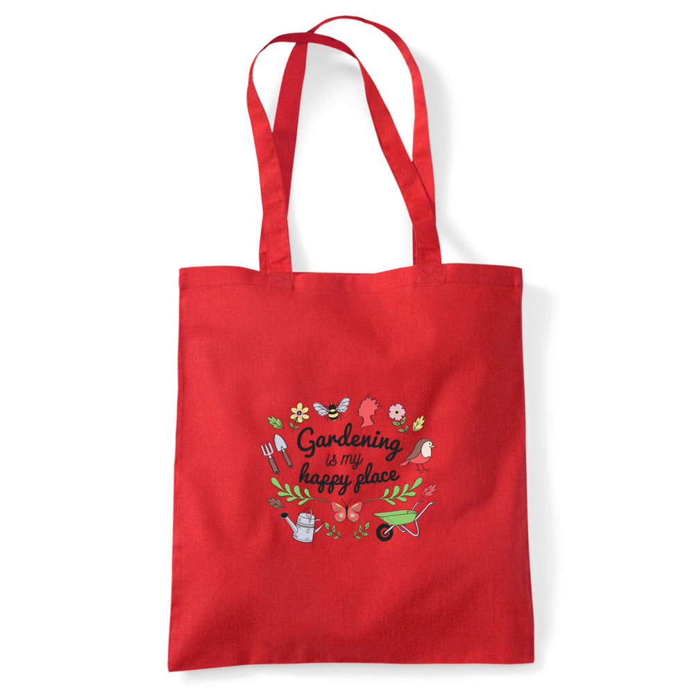 Gardening is my Happy Place Tote Bag - Image 22
