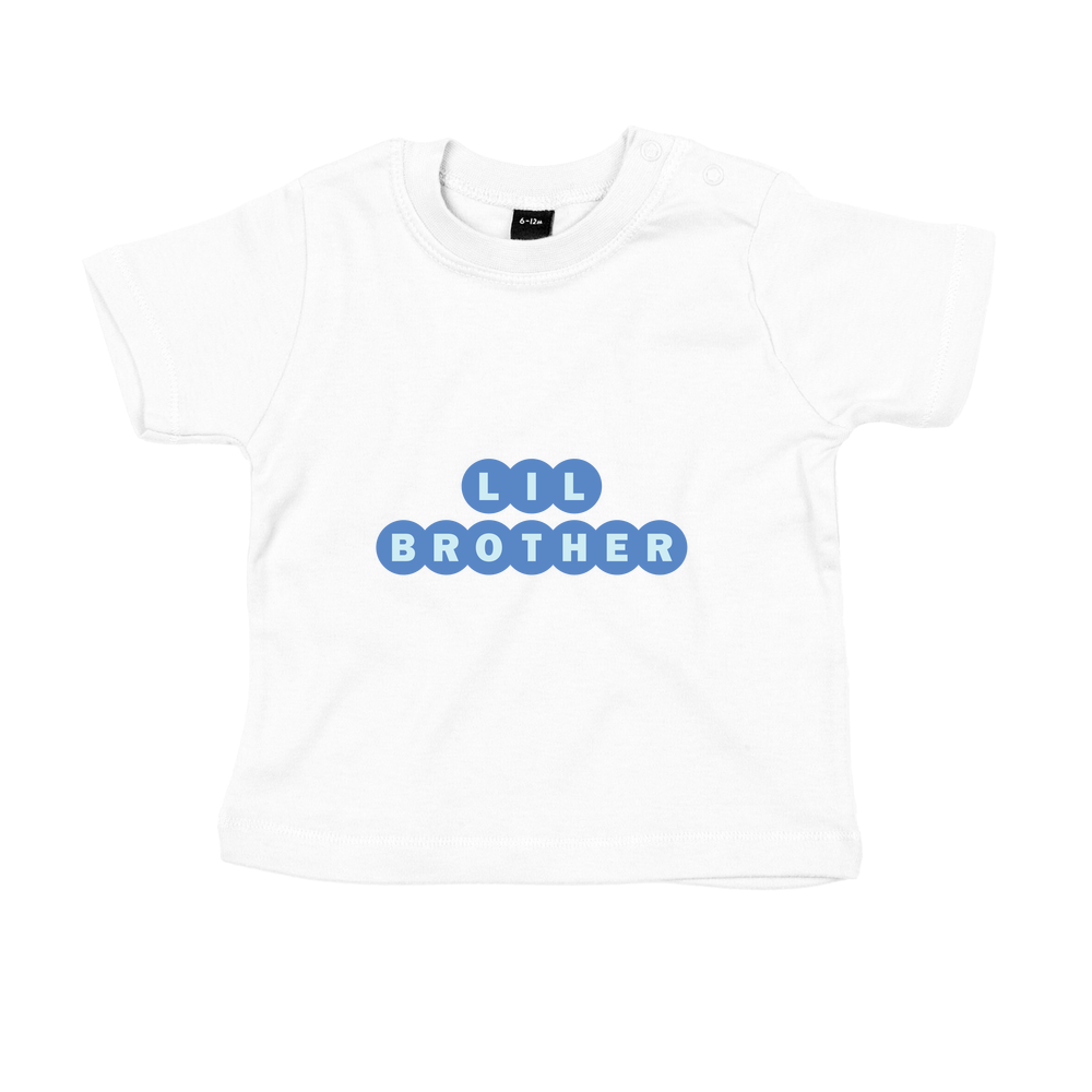 Lil Brother Personalised Baby/Toddler T-Shirt - Image 3