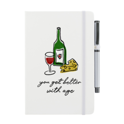 You Get Better With Age Personalised Notebook with Pen - Image 2