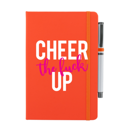 Cheer The F*ck Up Personalised Notebook with Pen - Image 12