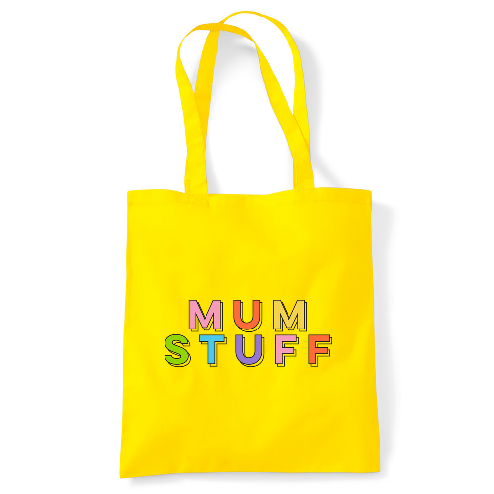 Mum Stuff Personalised Organic Cotton  Tote Bag - Image 34