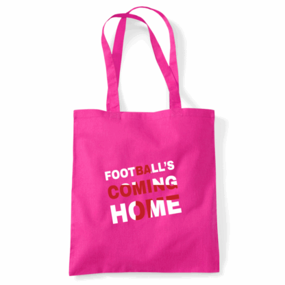 Football's Coming Home Coloured Cotton Tote Bag - Image 14
