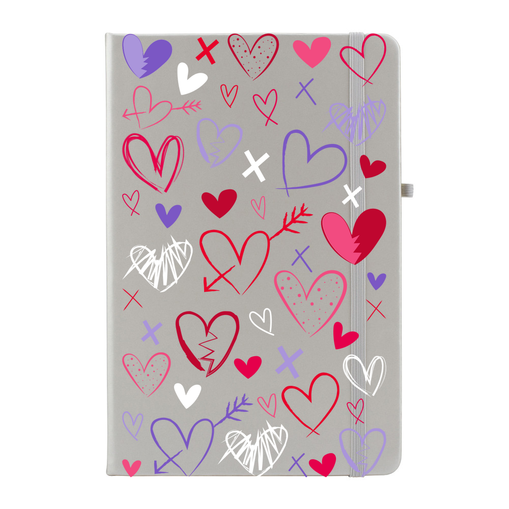 Heart Scribbles Soft Feel Notebook - Image 4