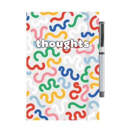Thoughts Squiggles Notebook with Pen - Image 2