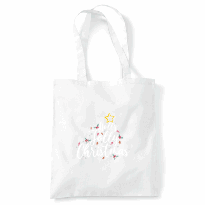 Holly Jolly Christmas Tote Bag - Image 3
