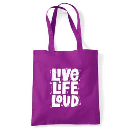 Live Life Loud Tote Bag - Image 25