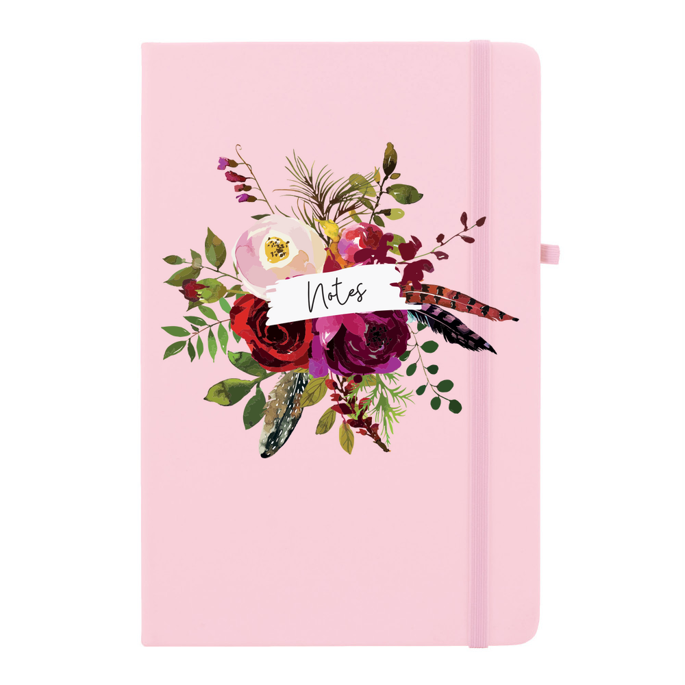 Notes Floral Bouquet Personalised Notebook - Image 3