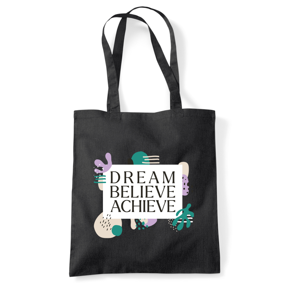 Dream Believe Achieve Tote Bag - Image 2