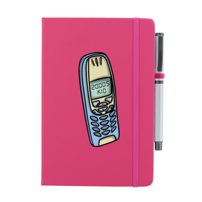 2000s Kid Phone Personalised Notebook with Pen - Image 6