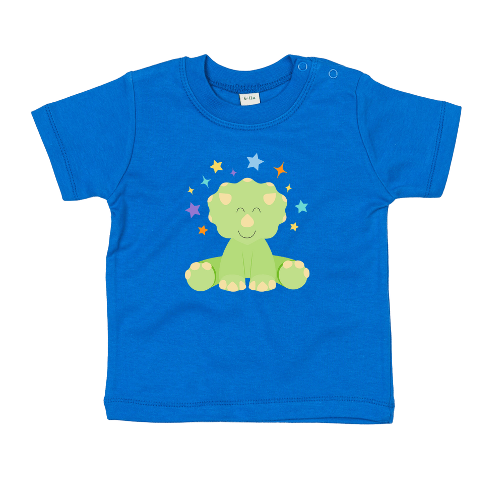 Cute Dinosaur Personalised Baby/Toddler T-Shirt - Image 6