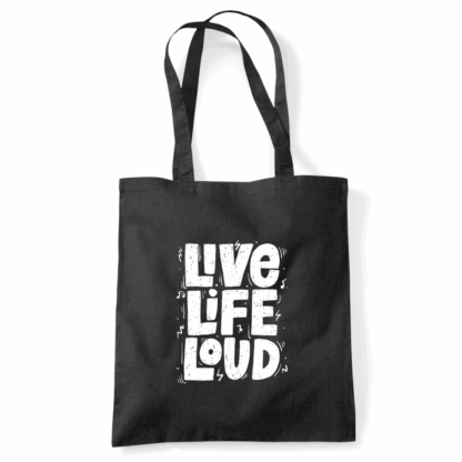 Live Life Loud Tote Bag - Image 11