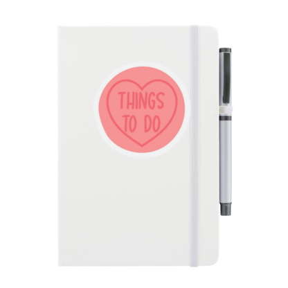 Things To Do Personalised Notebook with Pen - Image 5