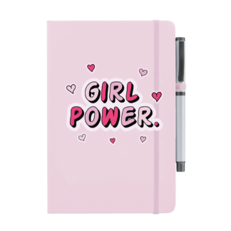 Girl Power Personalised Notebook with Pen