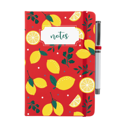 Lemons Notebook with Pen - Image 9