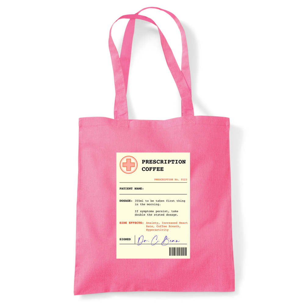 Coffee Prescription Personalised Tote Bag - Image 19