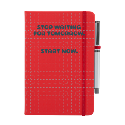 Stop Waiting for Tomorrow Personalised Notebook with Pen - Image 9