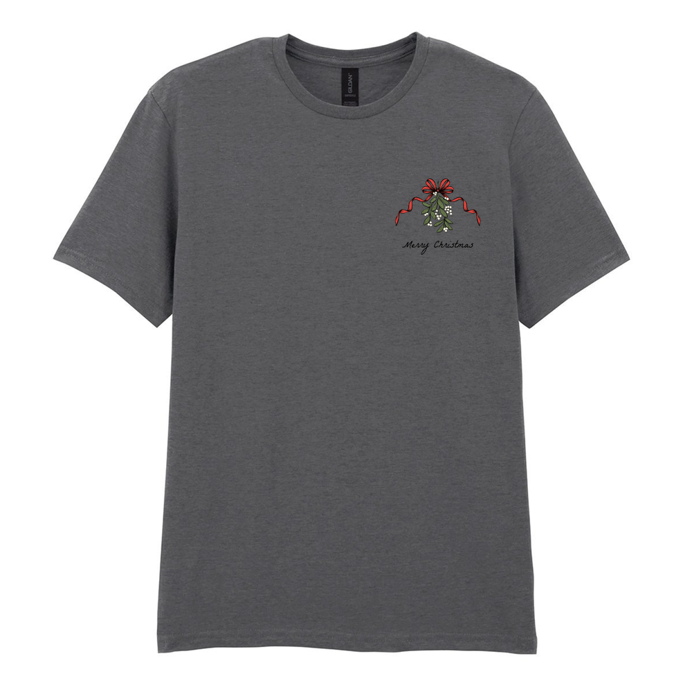 Merry Christmas Mistletoe Cotton T-Shirt - Image 8