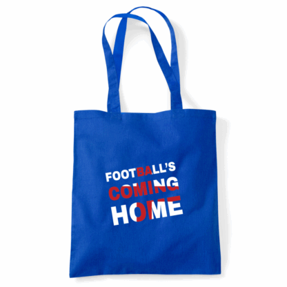 Football's Coming Home Coloured Cotton Tote Bag - Image 41