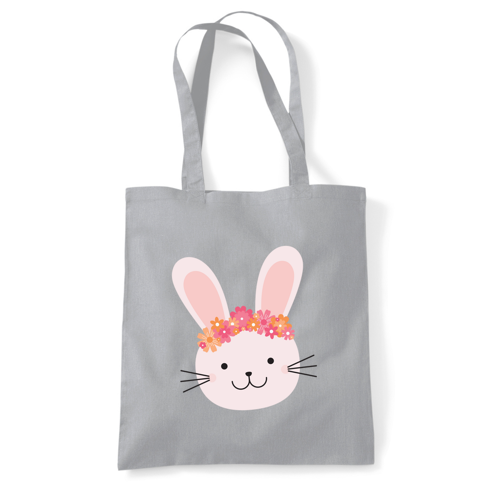 Rabbit Organic Cotton Tote Bag - Image 6