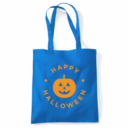 Happy Halloween Pumpkin Personalised Tote Bag - Image 19