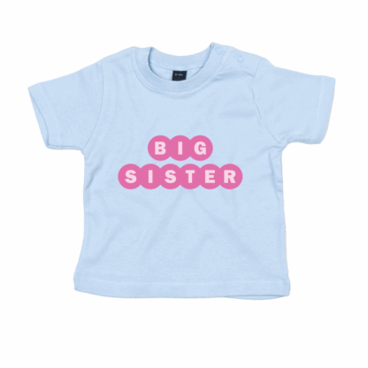 Big Sister Personalised Baby/Toddler T-Shirt - Image 7
