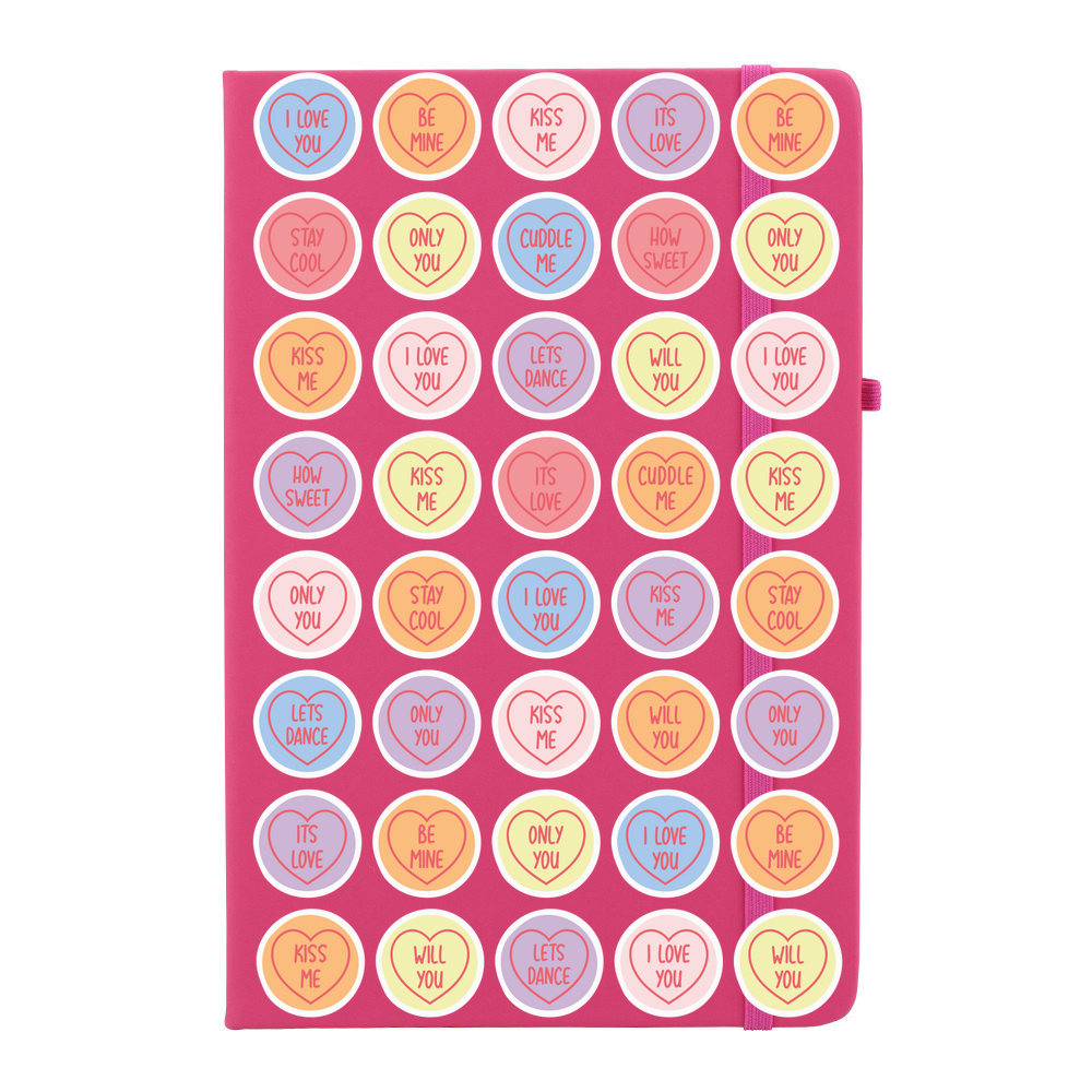 Candy Hearts Soft Feel Notebook - Image 9