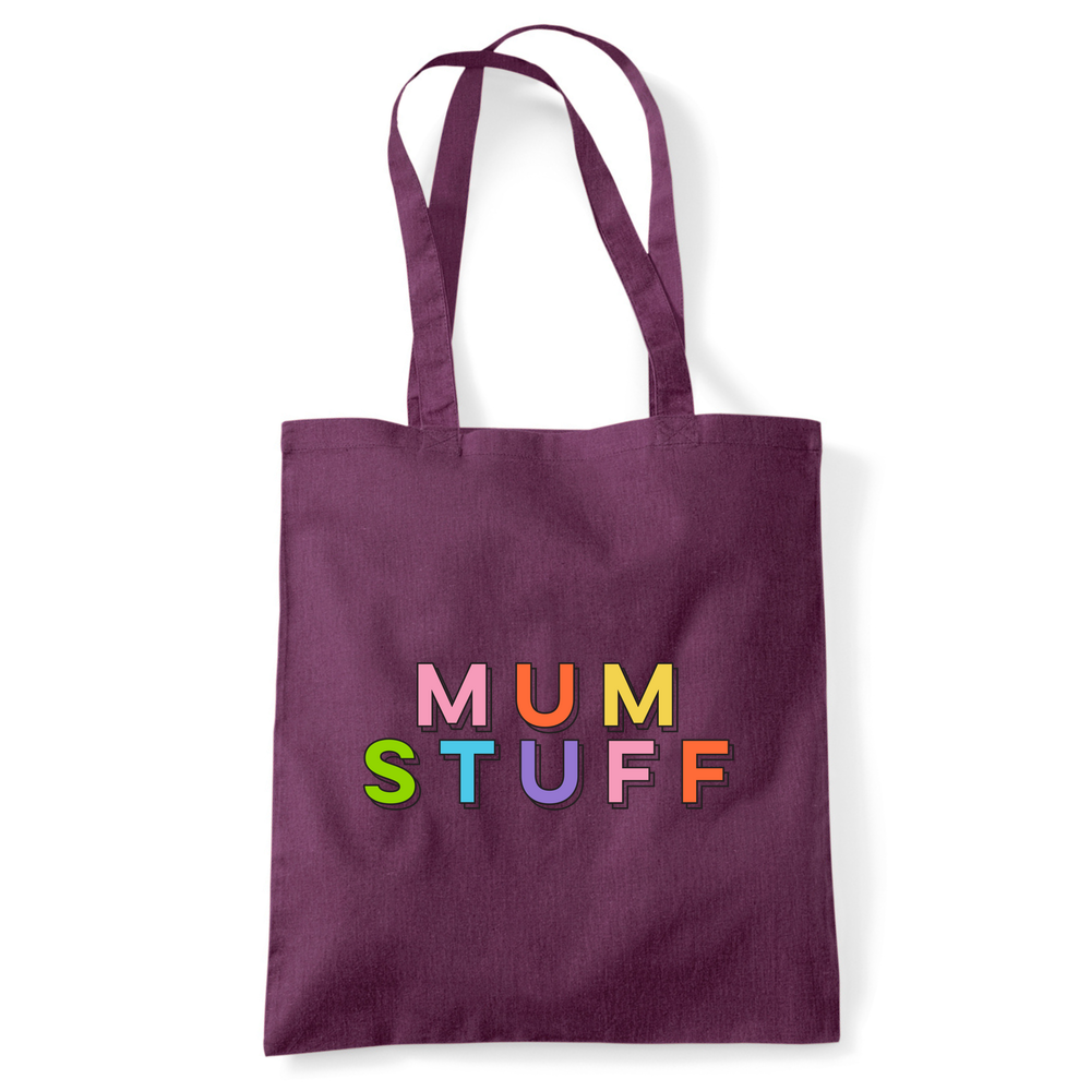 Mum Stuff Personalised Organic Cotton  Tote Bag - Image 26