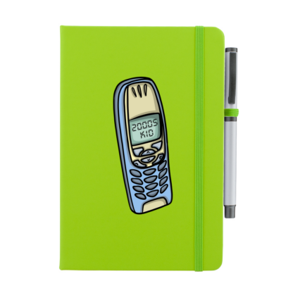 2000s Kid Phone Personalised Notebook with Pen - Image 12