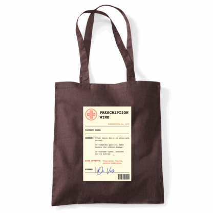 Wine Prescription Personalised Tote Bag - Image 48
