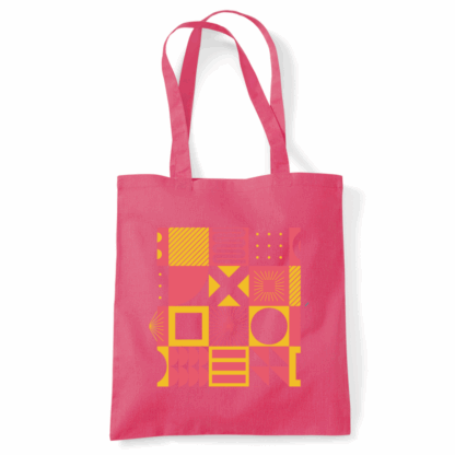 Square Patterns Tote Bag - Image 29