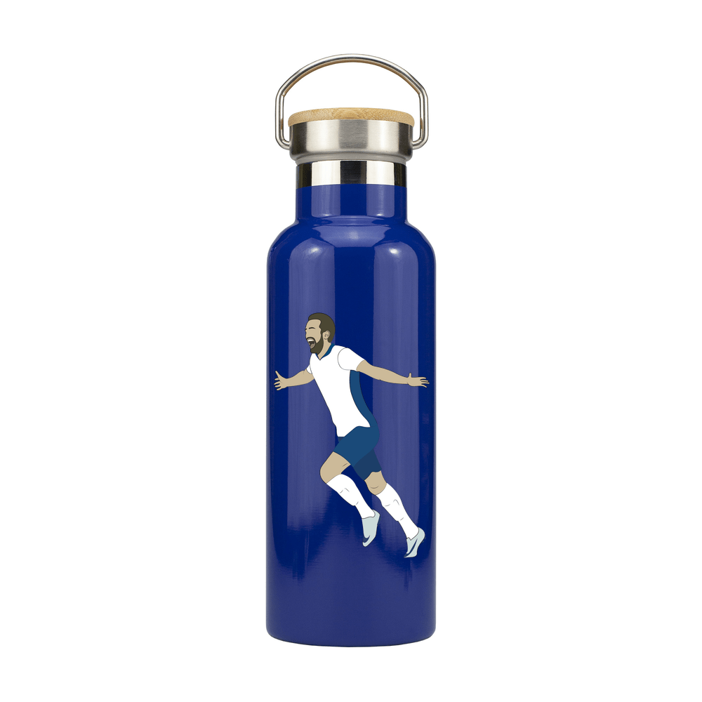 England Player Personalised Metal Bottle with Bamboo Lid - Image 3