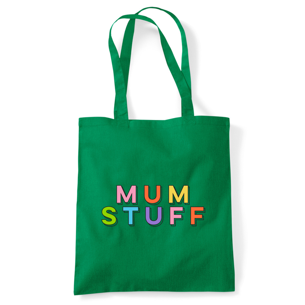 Mum Stuff Personalised Organic Cotton  Tote Bag - Image 39
