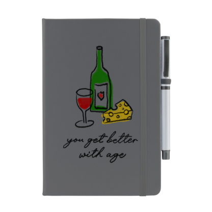 You Get Better With Age Personalised Notebook with Pen - Image 9