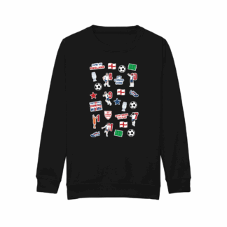 England Collage Kids Sweatshirt