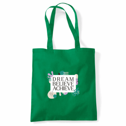 Dream Believe Achieve Tote Bag - Image 40