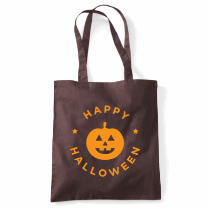 Happy Halloween Pumpkin Personalised Tote Bag - Image 49