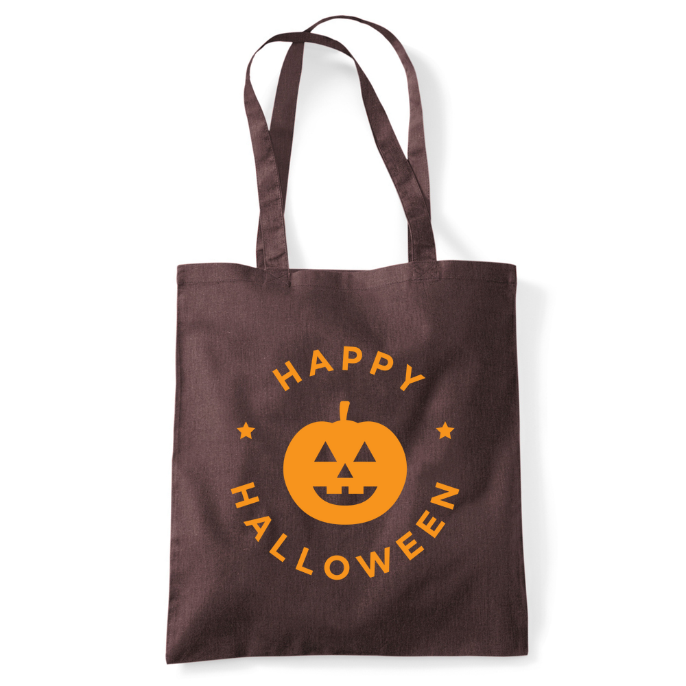 Happy Halloween Pumpkin Personalised Tote Bag - Image 49