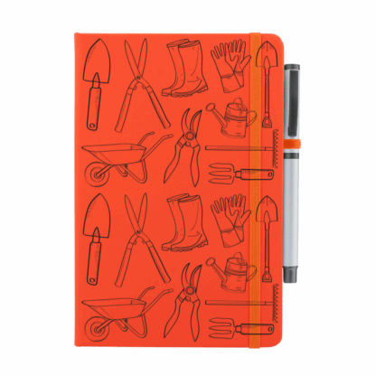 Garden Tools Pattern Notebook with Pen - Image 13