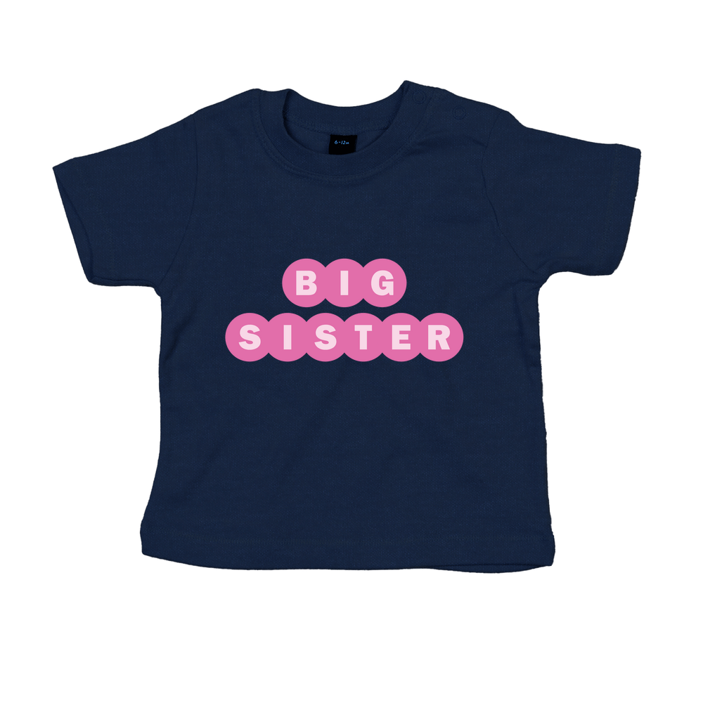 Big Sister Personalised Baby/Toddler T-Shirt - Image 6