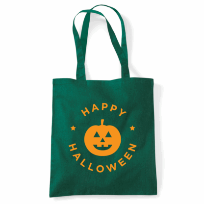 Happy Halloween Pumpkin Personalised Tote Bag - Image 41