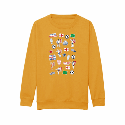 England Collage Kids Sweatshirt - Image 15