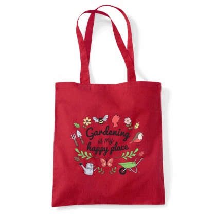 Gardening is my Happy Place Tote Bag - Image 46