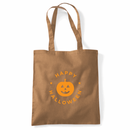Happy Halloween Pumpkin Personalised Tote Bag - Image 48