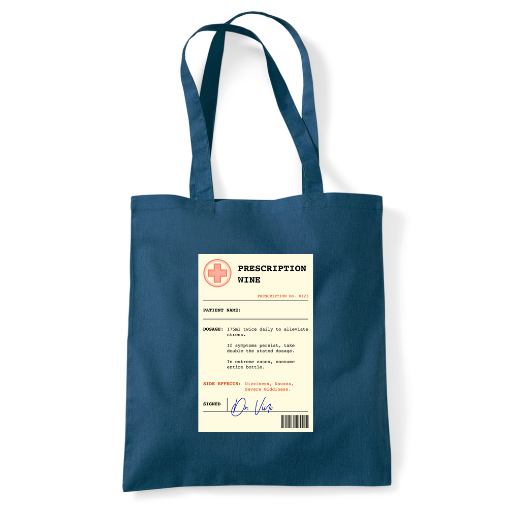 Wine Prescription Personalised Tote Bag - Image 14